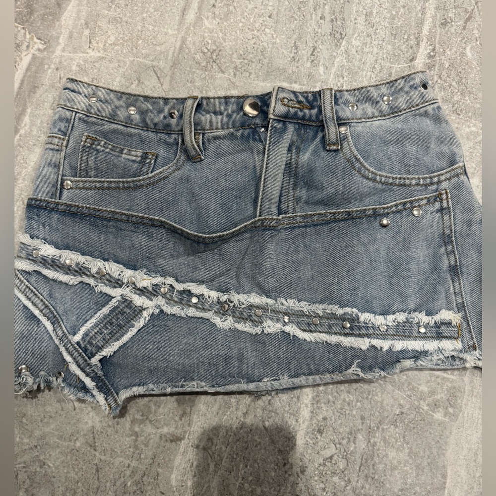 Fashionnova Denim Mini Skirt